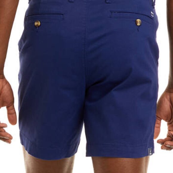 Men's flat front shorts, Navy Blue size 38, 4” inseam motion flex - Picture 2 of 6